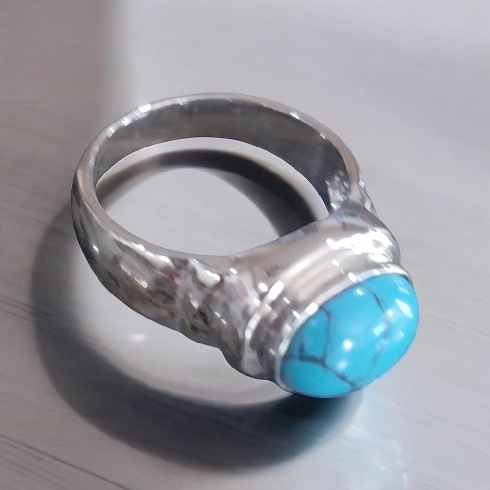 Turquoise and Silver ring